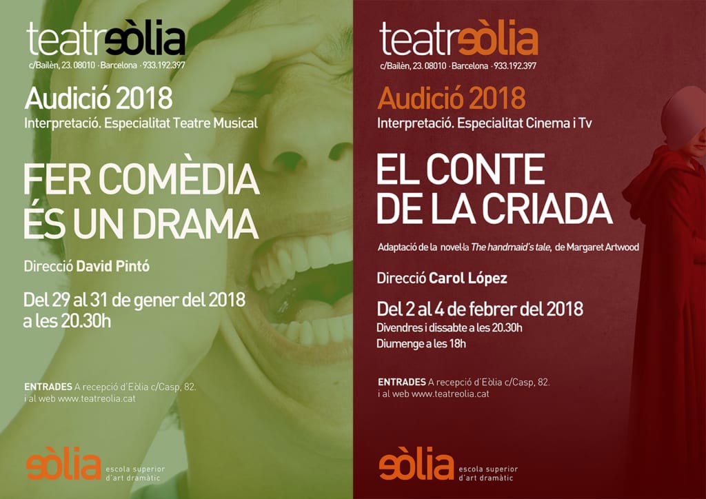 cartell doble audicions