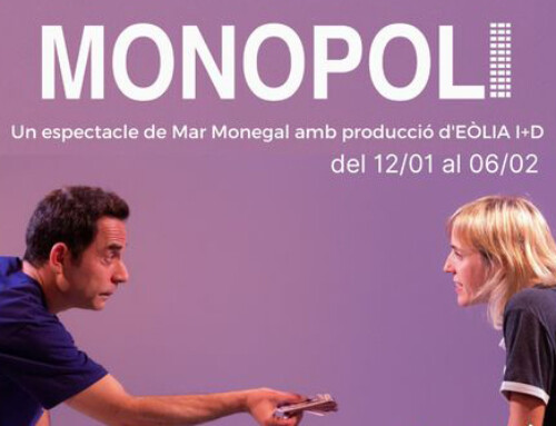 Former student Sara Espígul starred in the play Monopoly of the former student Mon Monegal in the Atrium Room.